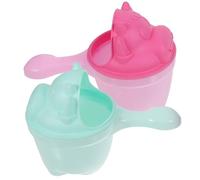 DINHEAROM Tazza per Risciacquo Shampoo e Tazza per Doccia per Ragazzo Ragazza Design Ergonomico Impugnatura Liscia 2 Pezzi per Bagno dei Ragazzo Ragazza