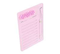 DINHEAROM Vassoio per Extension in Acrilico con Design Magnetico Strumento Portatile per Makeup Domestico Colore Rosa Casual Pallet Riutilizzabile e Colore Casuale Colore Casuale
