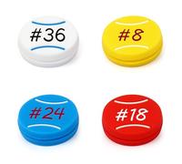 Dinikally 2 pezzi di testo personalizzato, racchetta da tennis, regalo per gli amanti del tennis