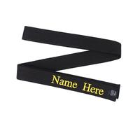 Dinikally Cintura con nome ricamato personalizzata per cintura da combattimento karate, taekwondo, Judo, BJJ (1 pezzi)