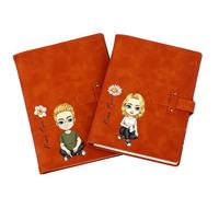 Dinikally Copertina personalizzata in formato A5 con nome e carattere