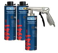 Dinitrol 4941 Underbody cera (nero) 3 x 1 litro lattine (con tappo a vite Schutz Style) e 1 x Schutz Style Spraygun