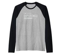 Dink - Annuncio di Gravidanza Divertente in scadenza Maglia con Maniche Raglan