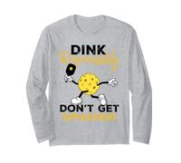 Dink Responsibly Don't Get Smashed Funny Pickleball Player Maglia a Manica