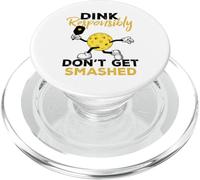 Dink Responsibly Don't Get Smashed Funny Pickleball Player PopSockets PopGrip per MagSafe