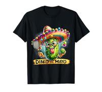 Dinko de Mayo Funny Cinco de Mayo Pickleball Uomo Donna Maglietta