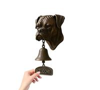 Dinner Bell Outdoor - 20.3x12.5 cm Forma del cane Benvenuto Belvent Beliwell | Gestro vintage con effetti visivi speciali | Farmhouse Door Chime per le capannoni del giardino della porta d'ingresso