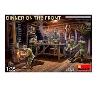 Dinner On The Frontfigurines MiniArt Anteriore 1/35, Scena Pranzo Ww