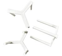 Dinntty 100 Pezzi Treppiedi per Pizza, Supporti Salva Pizza, Porta Pizza per Contenitori Ristorante, Scatole per Catering E Servizio di Asporto.