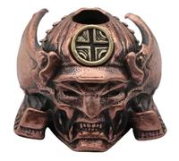 Dinntty Ottone Giapponese Samurai Casco Cordino Perlina per Coltello Paracord Pendente - Paracord Paracadute Cordone Perline Portachiavi Fai Te Ciondoli Artigianali