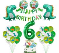 Dino 6 anni decorazioni compleanno dino 6 anni festa di compleanno, dino palloncini 6 anni ragazzo decorazioni compleanno, palloncini 6 anni compleanno decorazione 6 anni compleanno ragazzo dino