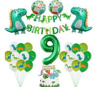 Dino 9 anni decorazioni compleanno dino 9 anni festa di compleanno, dino palloncini 9 anni ragazzo decorazioni compleanno , palloncini 9 anni compleanno decorazione 9 anni compleanno ragazzo dino