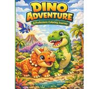 Dino Adventure: A Prehistoric Coloring Journey