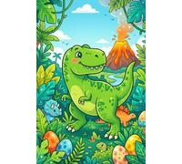 Dino Adventure Notebook for Kids: Cute Dino Journal for Boys & Girls | Fun Drawing, Writing & School Notes | Ages 4-8