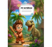 Dino Adventure Notebook - Lined School Book for Boys (60 pages): Fun Lined Notebook for Boys - School & Adventure
