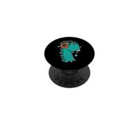 Dino ascolto Musica con Cuffie PopSockets PopGrip Adesivo