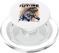 Dino Astronaut Ancient Rex Future Fusion Art Space Explorer PopSockets PopGrip per MagSafe