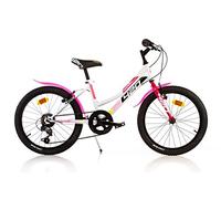 Dino Bikes Bicicletta bambina 20 pollici bianca e rosa