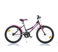 Dino Bikes Bicicletta Bambina 20 pollici nero e rosa - modello senza freni