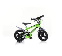 Dino Bikes Kinderfahrrad, Bicicletta. Bambino, Verde, 12 inch