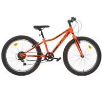 Dino Bikes BICICLETTA BIMBO MISURA 24 BICI MTB PLUS AURELIA BAMBINO ART. 424UP ARANCIO FLUO (ARANCIO FLUO)