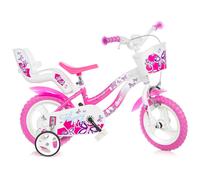 Dino Bikes - Bicicletta Flappy Serie 26 Girl - White Pink / 3-5 ANNI | Ruote 12"