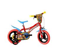 Bicicletta per Bambini 12" Paw Patrol - Telaio in Acciaio, Ruote in Gomma Gonfiabili, Stabilizzatori di Serie e Freno Anteriore - Ideale per Bambini di Altezza 87-100cm, 3-5 Anni