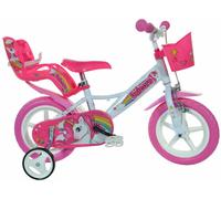 Dino Bikes Unicorn 12" Biciletta per Bambina
