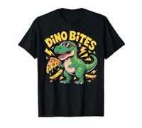 Dino Bites Fun per i Bambini Che Amano i Dinosauri Maglietta