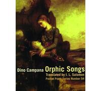 Dino Campana Orphic Songs (Tascabile) City Lights Pocket Poets Series