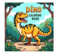 Dino Coloring Adventure: Fun & Relaxing Dinosaur Coloring Book for Kids and Adults