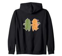 Dino Couple è Innamorato Felpa con Cappuccio