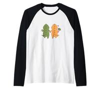 Dino Couple è Innamorato Maglia con Maniche Raglan