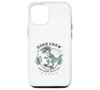 Dino Crew - Skateboard Raptor Street Style Custodia per iPhone 12/12 Pro