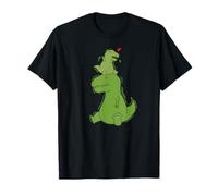 Dino Daddy con Piccolo Dinosauro T-Rex Maglietta