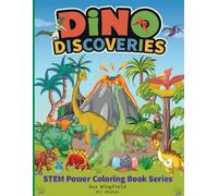 Dino Discoveries Coloring and Activity Book: With Fun Facts, Science and Math Questions, and Word Searches