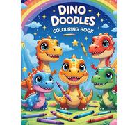 Dino doodles: Colouring book