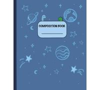Dino Dreams: Cute Wide Ruled Composition Notebook for Kids: Fun Space Dino Journal with Adorable Designs - Perfect for School, Writing, or Drawing