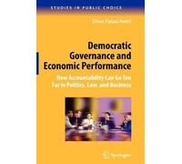 Dino Falaschett Democratic Governance and Economic Performanc (Copertina rigida)