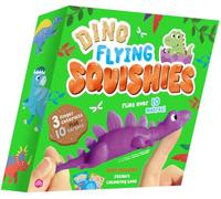 Dino Flying Squishies: A toy and book box set with 3 dinosaur finger-catapult squishies!