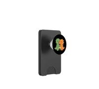 Dino Friends Forever. Simpatico design con dinosauro kawaii. PopSockets PopWallet per MagSafe