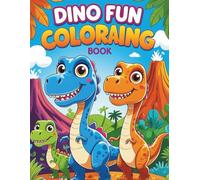 Dino fun coloring book