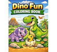 Dino Fun: Coloring Book