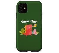 Dino Girl Stegosaurus Baby Bird Dinosauro Fossili Party Custodia per iPhone 11