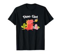 Dino Girl Stegosaurus Baby Bird Dinosauro Fossili Party Maglietta