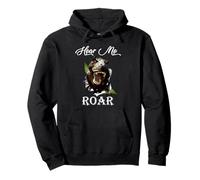 Dino Hear Me Roar - Divertente Regalo per Gli Amanti dei Dinosauri Felpa con Cappuccio