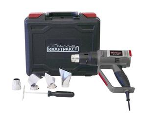 Dino KRAFTPAKET 130221 KRAFTPAKET PROFI 2000W 50-650°C Termosoffiatore in