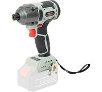 Dino KRAFTPAKET Avvitatore a percussione a batteria senza spazzole da 18 V-180 Nm, attacco esagonale interno con limitatore di rotazione a 3 livelli (180 Nm/140 Nm/110 Nm), lampada a LED, motore senza