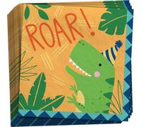 Dino-Mite Luncheon Napkins 33cm (16 pk)