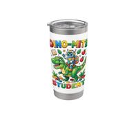 Dino-Mite Student Robot Equitazione Dinosauro Blocchi Bicchiere termico in acciaio inox doppia parete
